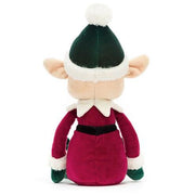 Knuffel Kerstelf Eldo Elf - 23 cm - Fantasieknuffels Jellycat - In den Olifant