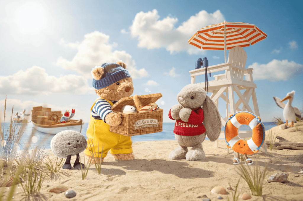 Knuffel Kiezelsteen Amuseables Pebble - 12 cm - Fantasieknuffels Jellycat - In den Olifant