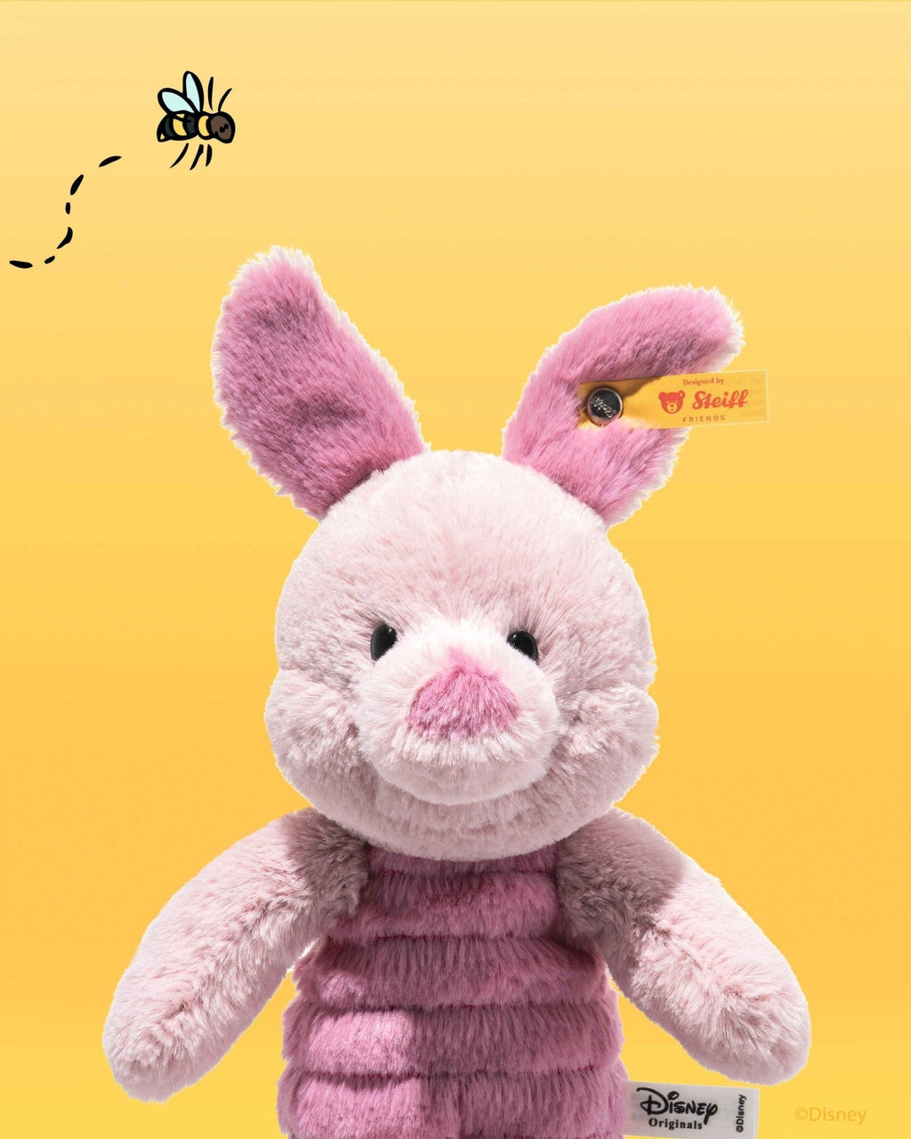 Knuffel Knorretje roze - 20 cm - Boerderijdieren Steiff - In den Olifant