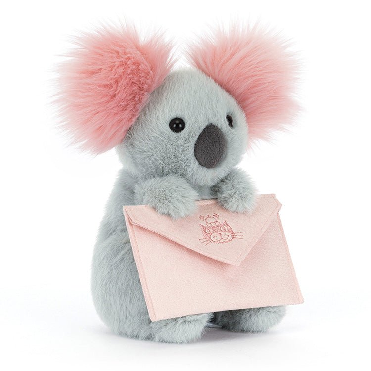 Knuffel Koala with Message - 20 cm - Wilde dieren Jellycat - In den Olifant