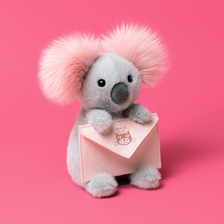 Knuffel Koala with Message - 20 cm - Wilde dieren Jellycat - In den Olifant