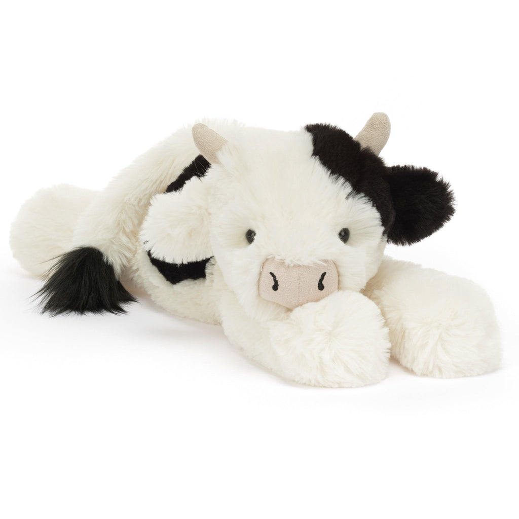 Knuffel Koe Smudge Cow Original - 24 cm - Boerderijdieren Jellycat - In den Olifant