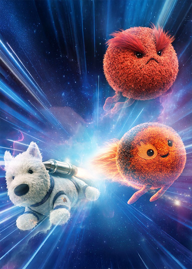 Knuffel Komeet Amuseables Space Comet - 23 cm - Fantasieknuffels Jellycat - In den Olifant