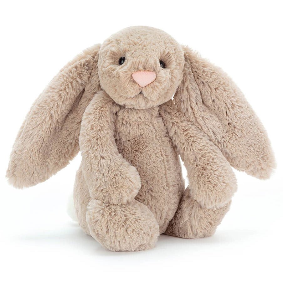 Knuffel Konijn Bashful Beige Bunny original medium - 31 cm - Konijnen Jellycat - In den Olifant