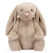 Knuffel Konijn Bashful Beige Bunny Really Really Big - 108 cm - XL Knuffels Jellycat - In den Olifant