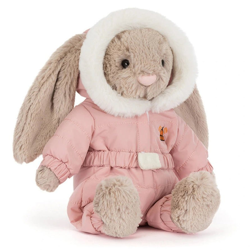 Knuffel Konijn Bashful Bunny Snow Suit - 31 cm - Konijnen Jellycat - In den Olifant