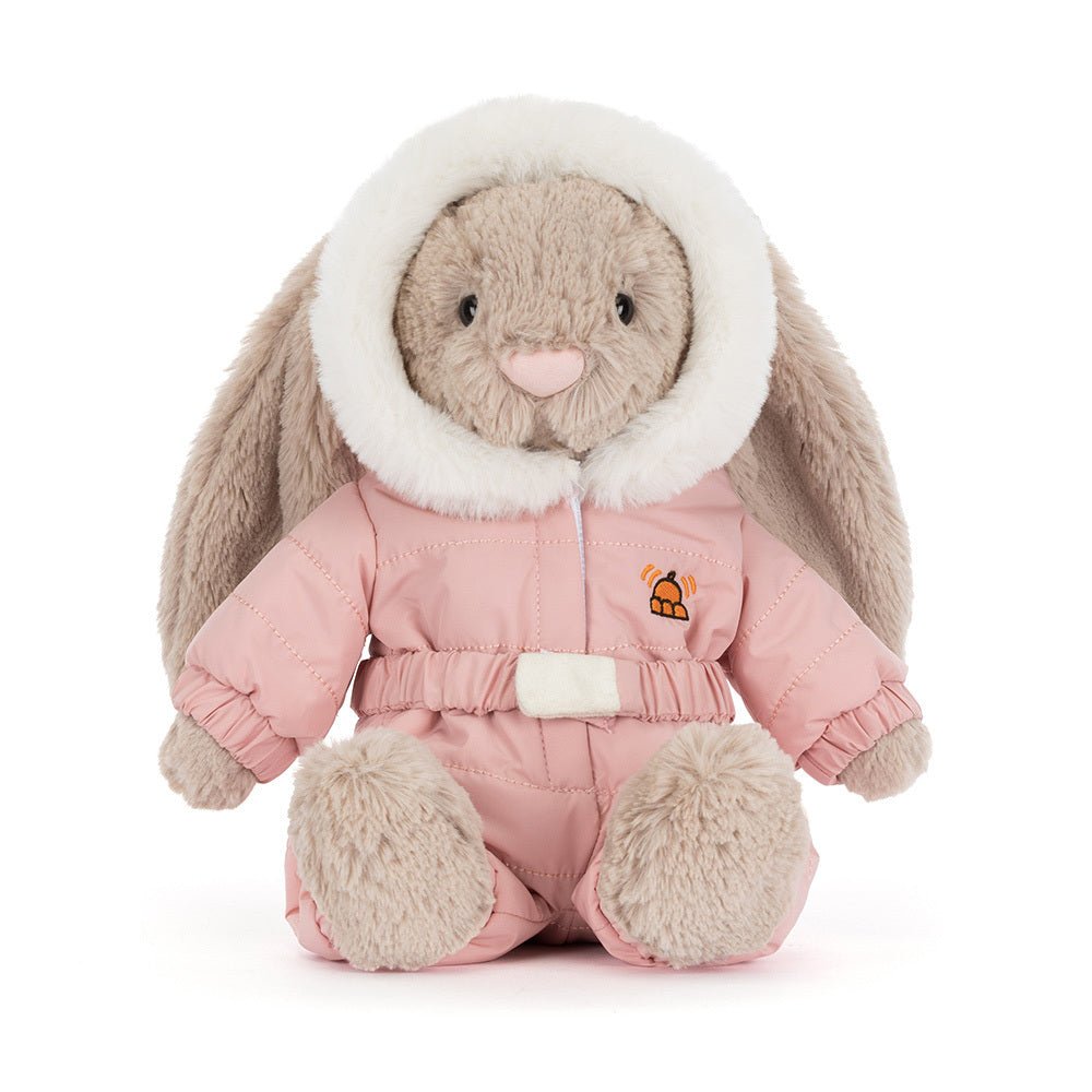 Knuffel Konijn Bashful Bunny Snow Suit - 31 cm - Konijnen Jellycat - In den Olifant