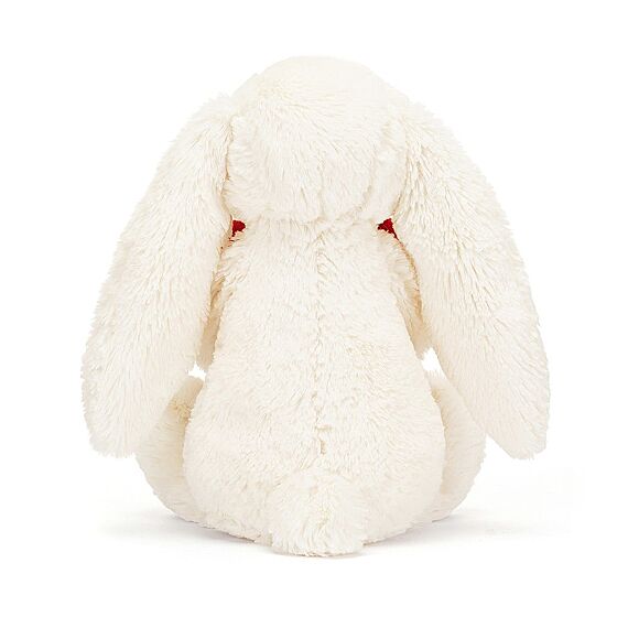 Knuffel Konijn Bashful Red Love Heart Bunny - 31 cm - Jellycat - In den Olifant