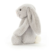 Knuffel Konijn Bashful Silver Bunny Medium - 31 cm - Konijnen Jellycat - In den Olifant