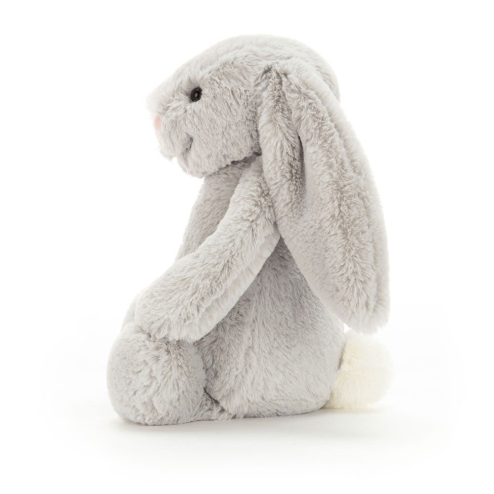 Knuffel Konijn Bashful Silver Bunny Medium - 31 cm - Konijnen Jellycat - In den Olifant