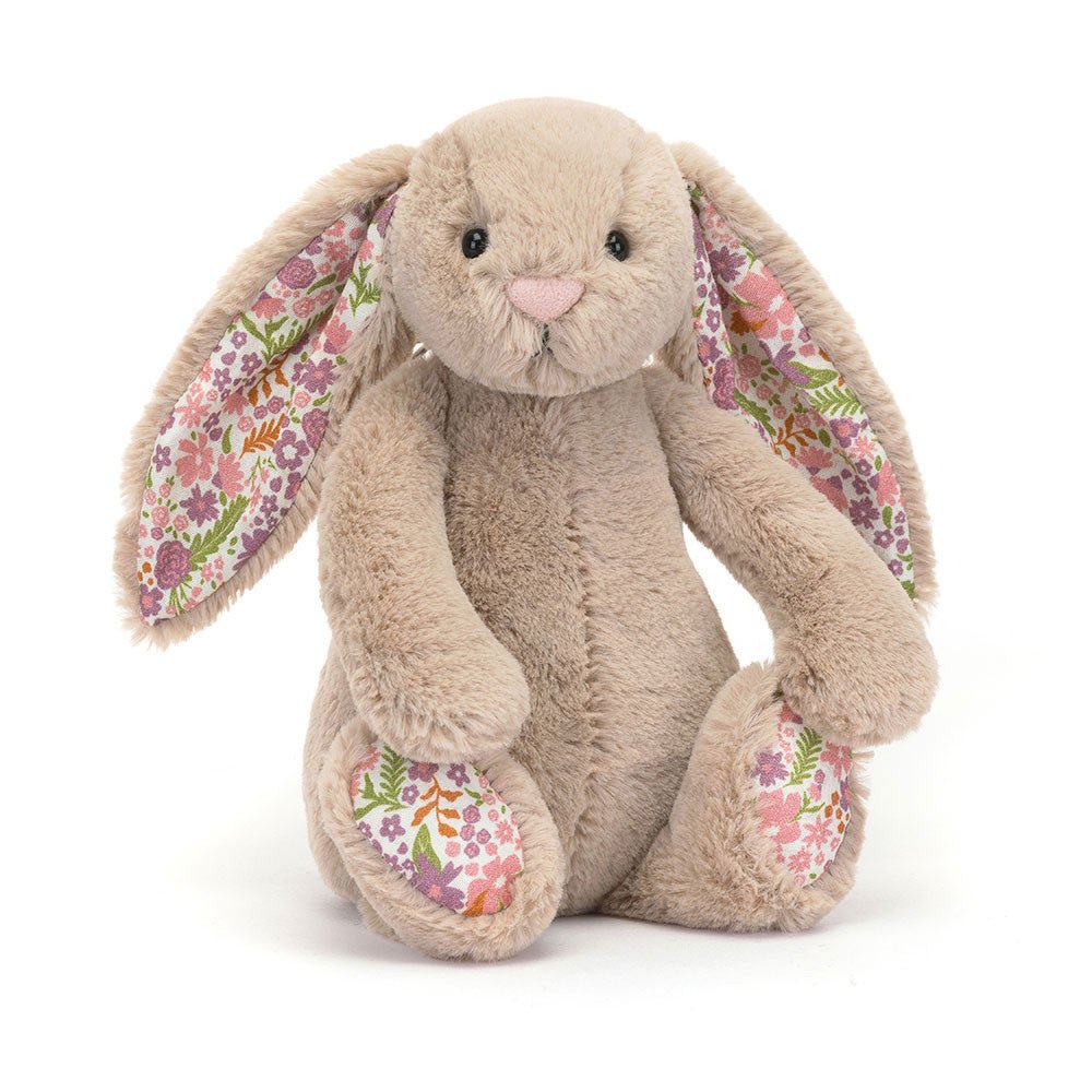 Knuffel Konijn Blossom Beige Bunny Petal Little - 15 cm - Konijnen Jellycat - In den Olifant