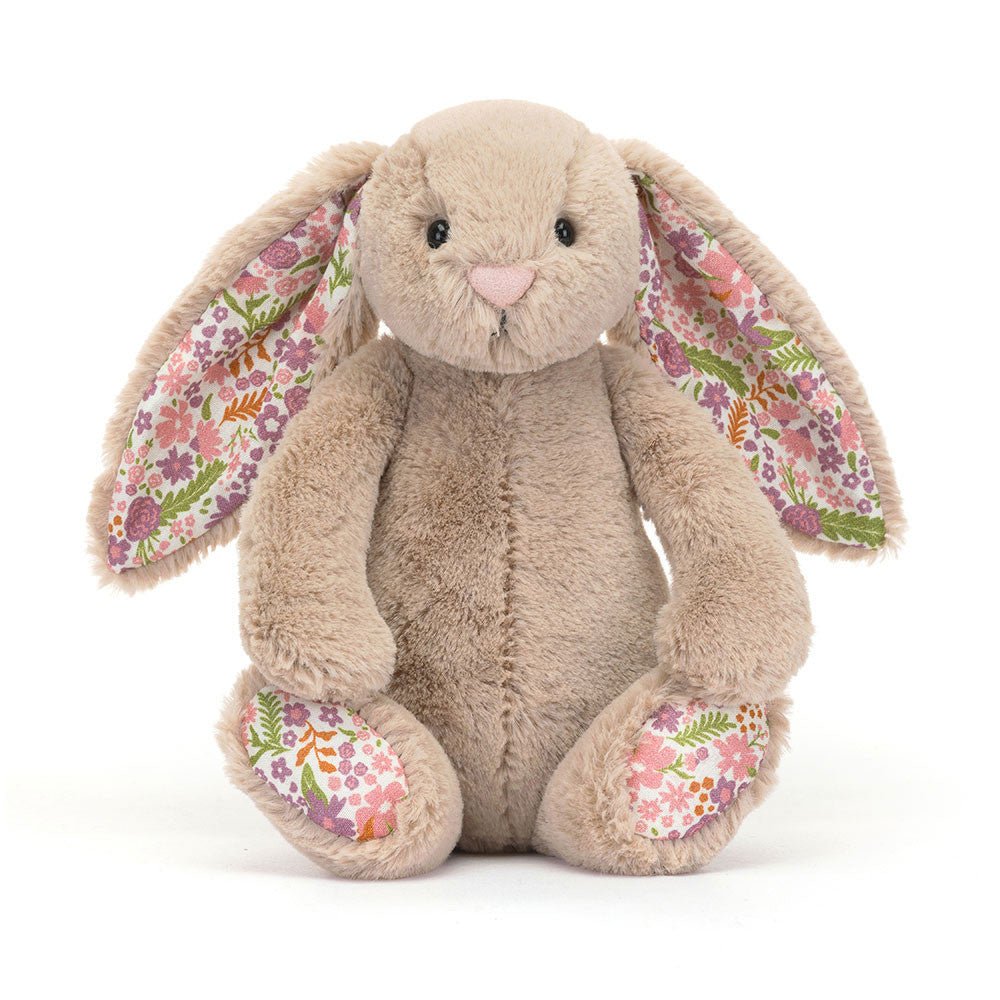 Knuffel Konijn Blossom Beige Bunny Petal Little - 15 cm - Konijnen Jellycat - In den Olifant