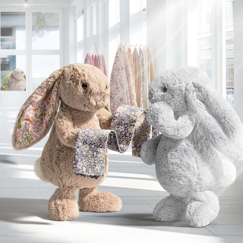 Knuffel Konijn Blossom Beige Bunny Petal Original - 23 cm - Konijnen Jellycat - In den Olifant