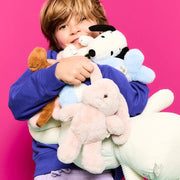 Knuffel Konijn Bubbles Bunny Ballet Pink ECO - 23 cm - Konijnen Bon Ton Toys - In den Olifant