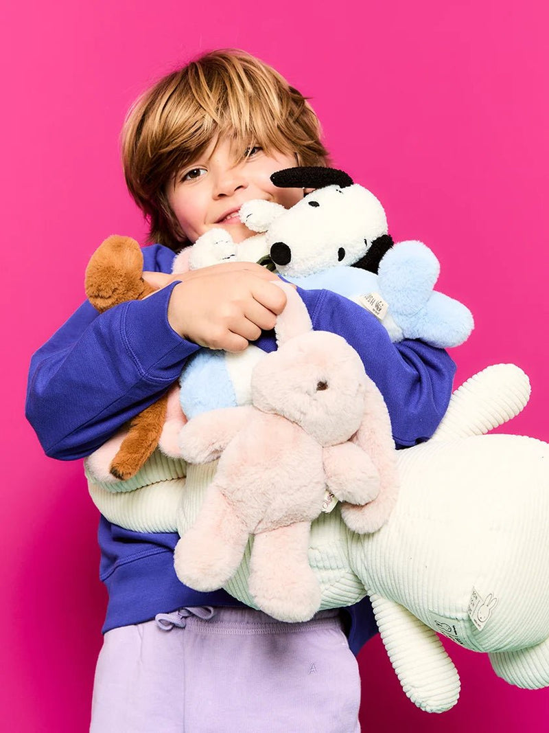 Knuffel Konijn Bubbles Bunny Ballet Pink ECO - 23 cm - Konijnen Bon Ton Toys - In den Olifant