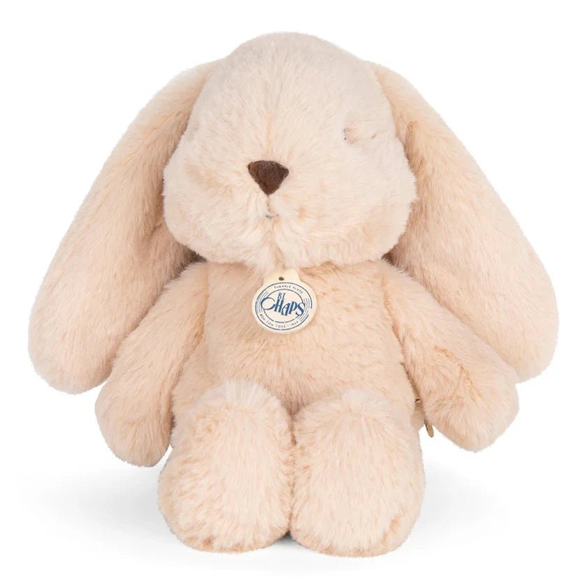 Knuffel Konijn Bubbles Bunny Biscuit Beige ECO - 23 cm - Konijnen Bon Ton Toys - In den Olifant