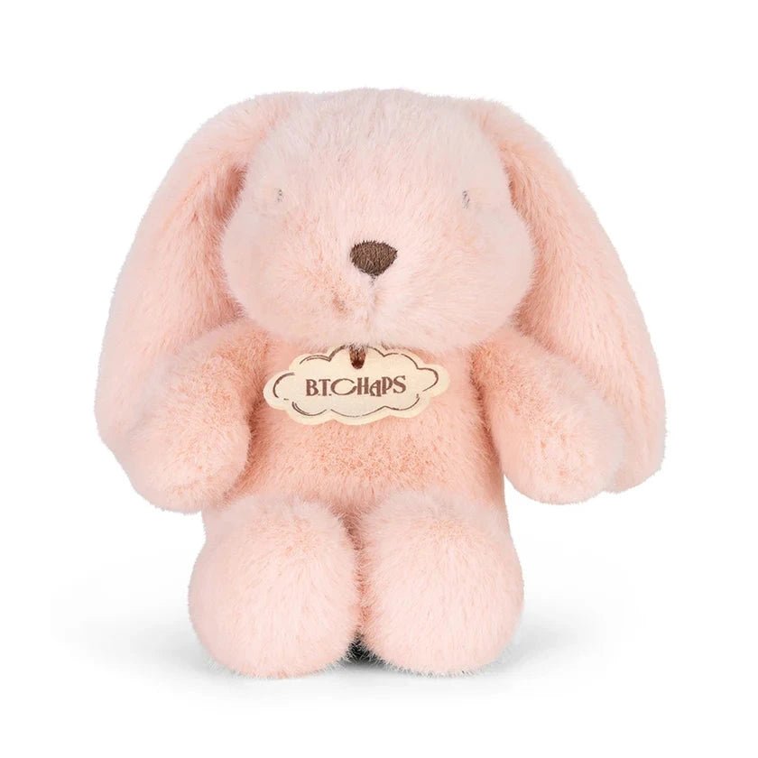 Knuffel konijn Bubbles Bunny Pink ECO - 18 cm - Konijnen Bon Ton Toys - In den Olifant