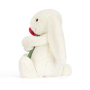 Knuffel Konijn Cream Bunny with Rose - 31 cm - Konijnen Jellycat - In den Olifant