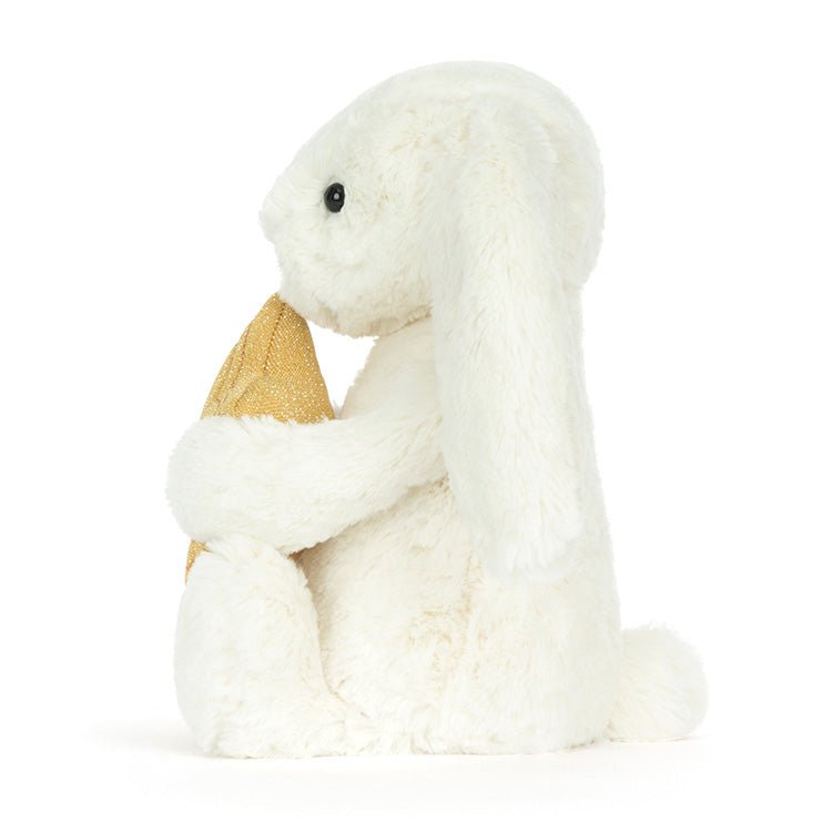 Knuffel Konijn Cream Bunny with Star - 31 cm - Konijnen Jellycat - In den Olifant