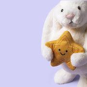 Knuffel Konijn Cream Bunny with Star - 31 cm - Konijnen Jellycat - In den Olifant