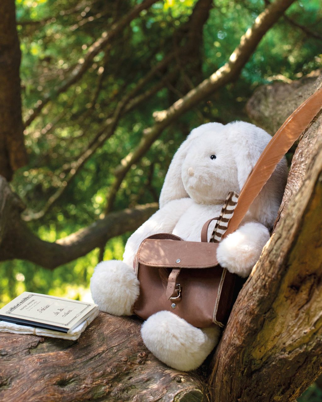 Knuffel Konijn Crème Arthur & Louison - 34 cm - Konijnen Moulin Roty - In den Olifant