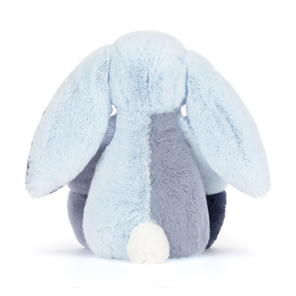 Knuffel Konijn Puddlesea Bunny Original Patchwork - 31 cm - Konijnen Jellycat - In den Olifant