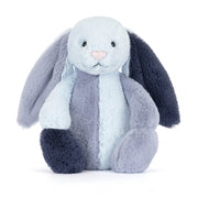 Knuffel Konijn Puddlesea Bunny Original Patchwork - 31 cm - Konijnen Jellycat - In den Olifant