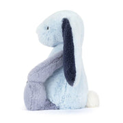 Knuffel Konijn Puddlesea Bunny Original Patchwork - 31 cm - Konijnen Jellycat - In den Olifant
