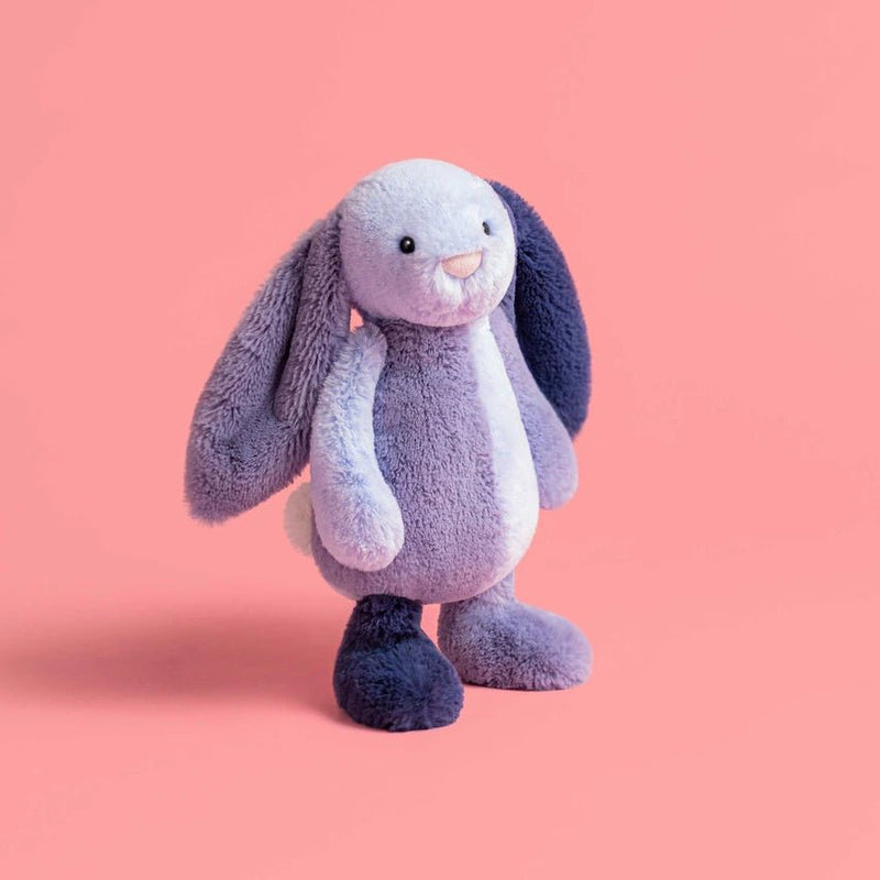 Knuffel Konijn Puddlesea Bunny Original Patchwork - 31 cm - Konijnen Jellycat - In den Olifant