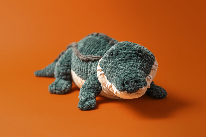 Knuffel Krokodil Allexi Alligator - 63 cm - Wilde dieren Jellycat - In den Olifant