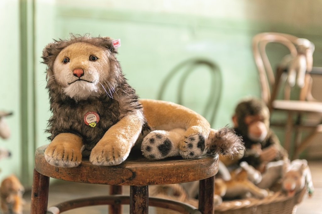 Knuffel Leeuw Claire´s Leo Loewe - 38 cm - Wilde dieren Steiff - In den Olifant