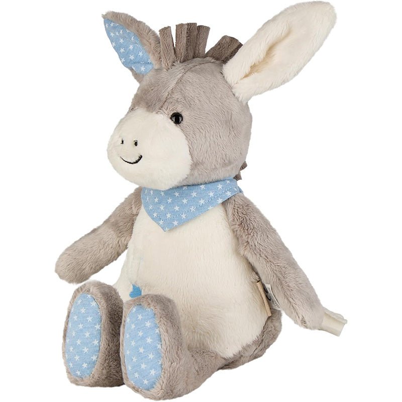 Knuffel met nachtlampje en geluid Emmi Blauw - 26 cm - Nachtlampjes Sterntaler - In den Olifant