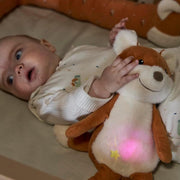 Knuffel met nachtlampje en geluid Vos Filou - 31 cm - Nachtlampjes Sterntaler - In den Olifant