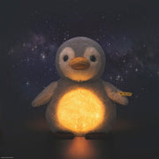 Knuffel met nachtlampje Lio Penguin Grey/White - 22 cm - Wilde dieren Steiff - In den Olifant