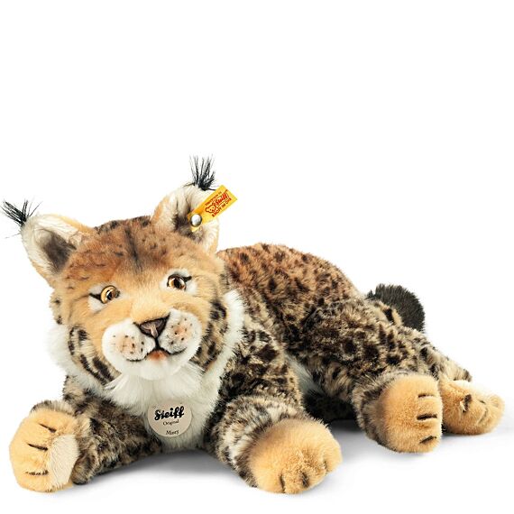 Knuffel Mizzy Lynx Beige - 35 cm - Wilde dieren Steiff - In den Olifant