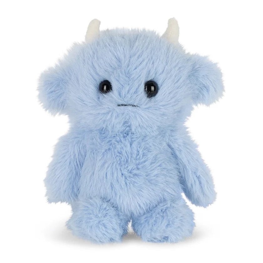 Knuffel Monster Bluemoo ECO Sky Blue - 23 cm - Fantasieknuffels Bon Ton Toys - In den Olifant