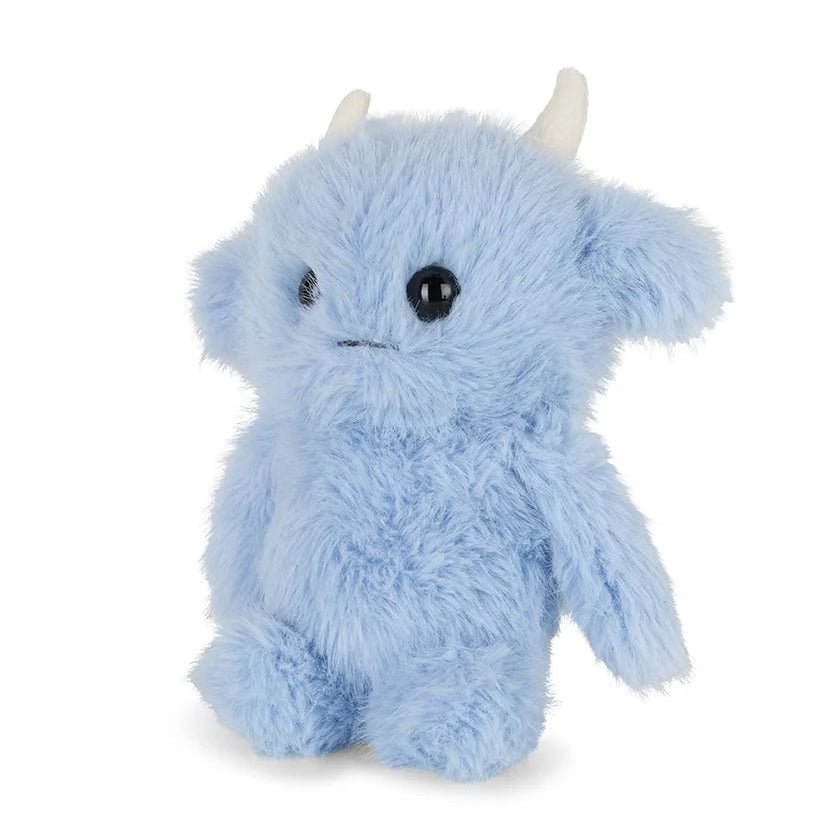 Knuffel Monster Bluemoo ECO Sky Blue - 23 cm - Fantasieknuffels Bon Ton Toys - In den Olifant