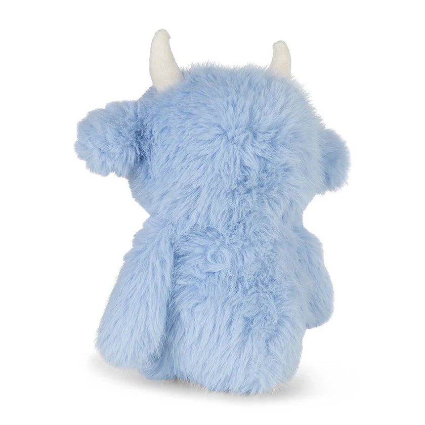 Knuffel Monster Bluemoo ECO Sky Blue - 23 cm - Fantasieknuffels Bon Ton Toys - In den Olifant