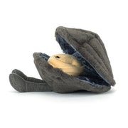 Knuffel Mossel Michelle Mussel - 10 cm - Groenten, fruit en ander lekkers Jellycat - In den Olifant