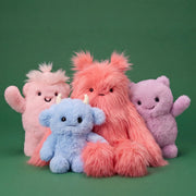 Knuffel Mumbel ECO Blossom Pink - 20 cm - Fantasieknuffels Bon Ton Toys - In den Olifant