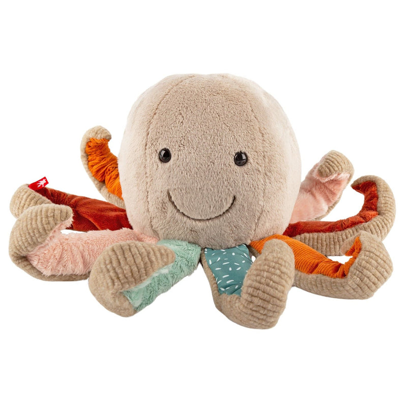 Knuffel Octopus Patchwork Sweety - 26 cm - Activiteitenspeelgoed Sigikid - In den Olifant