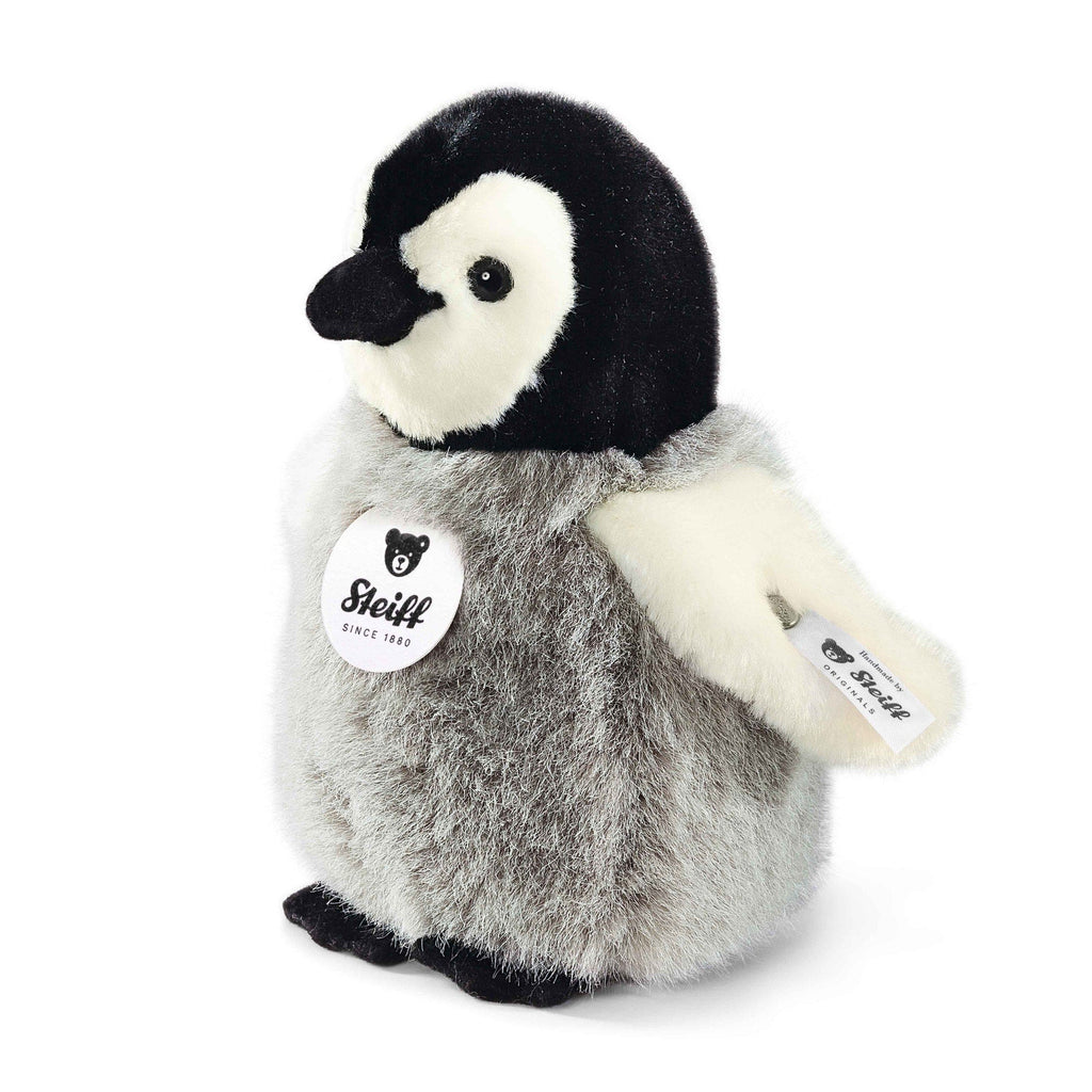 Knuffel Pinguin Flaps Penguin Light Grey - 16 cm - Wilde dieren Steiff - In den Olifant