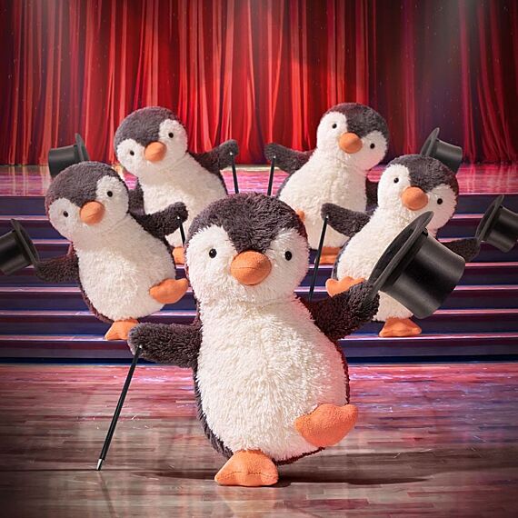 Knuffel Pinguin Peanut Penguin Large - 34 cm - Wilde dieren Jellycat - In den Olifant