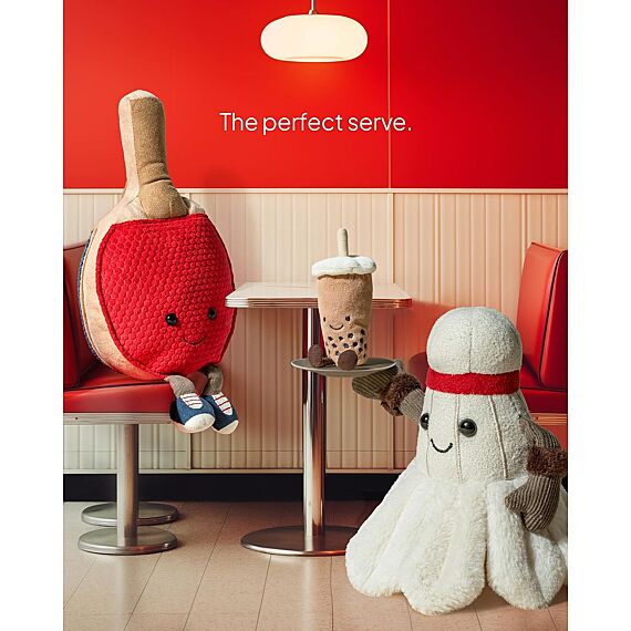Knuffel Pluimpje Amuseable Sports Badminton | 12 Cm - Fantasieknuffels Jellycat - In den Olifant