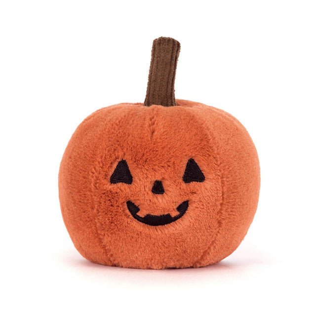 Knuffel Pompoen Ooky Jack O Lantern - 10 cm - Fantasieknuffels Jellycat - In den Olifant