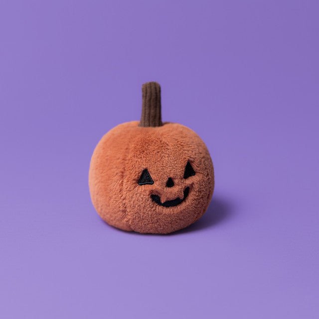 Knuffel Pompoen Ooky Jack O Lantern - 10 cm - Fantasieknuffels Jellycat - In den Olifant