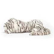 Knuffel Sacha Snow Tiger Little - 36 cm - Wilde dieren Jellycat - In den Olifant