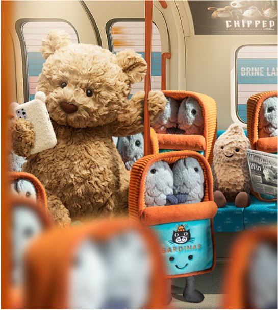 Knuffel Sardine Tin - 17 cm - Fantasieknuffels Jellycat - In den Olifant