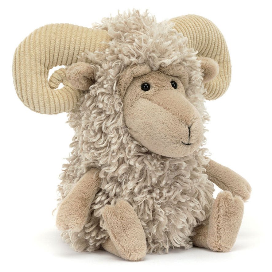 Knuffel Schaap Ramsley Sheep - 24 cm - Boerderijdieren Jellycat - In den Olifant