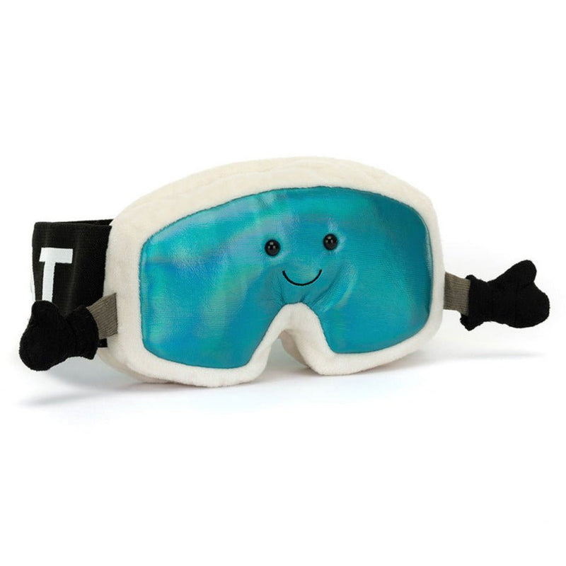 Knuffel Skibril Amuseable Sports Ski Goggles - 17 cm - Fantasieknuffels Jellycat - In den Olifant